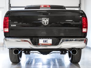 RAM 1500 Performance Exhaust - Dual Rear Exit - AWE Tuning - 0FG Cat Back - Chrome Silver - `09-`18